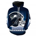 New Seattle Seahawks Seattle Seahawk NFL Football 3D Printed Sweatshirt  XXL