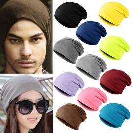 New Fashion Men Women Beanie Solid Color Hip-hop Slouch Unisex Knitted Cap Hat