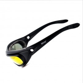 9Pcs Goggles Mirror Bulletproof Daisy C5 Field Outdoor Sports for Anti-Shock Windproof Tactical