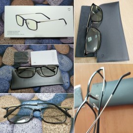 Xiaomi Mijia Anti-blue light Eye glasses Blue light blocking rate gold plastic mixed frame Eye protection for Men and Women Anti Blue Ray