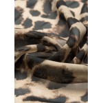 Fashion Women Chiffon Scarf Leopard Print Long Shawl Pashmina Beach Elegant Thin Scarf