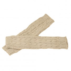 Fashion Winter Gloves Mitten Warm Knitted Fingerless Arm Long Unisex