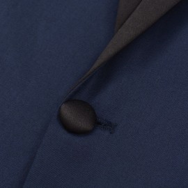  2 pcs. Evening suit Black Tie Smoking Men's size 46 Navy