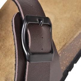 Brown Unisex BioKork-sandal flip flop design size 38